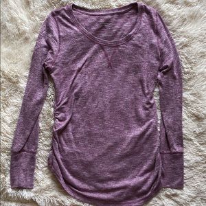Favorite Heather Purple Maternity Top